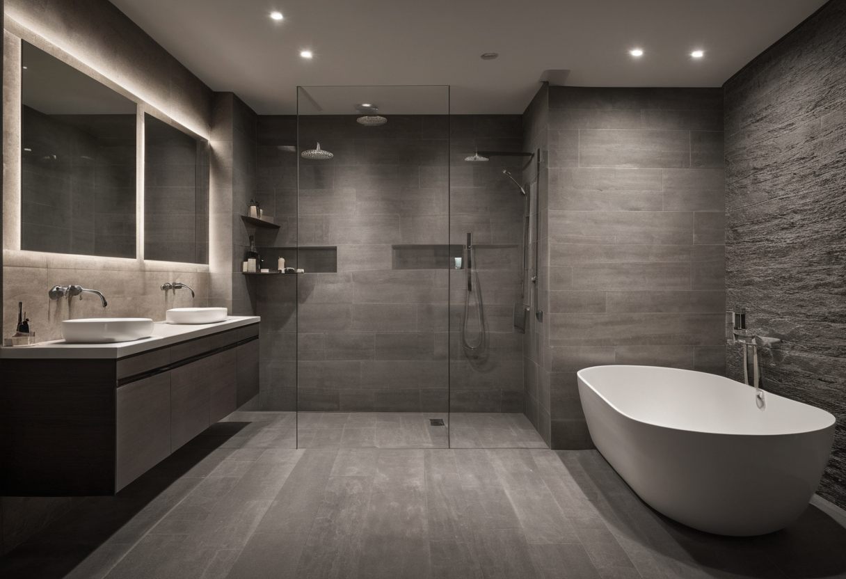 Warm bathroom flooring comes from thermal behavior, not just radiant heat interior planning detail