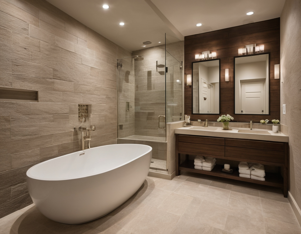 Luxury interior image showing A tub-surround tile order needs one final technical and delivery check